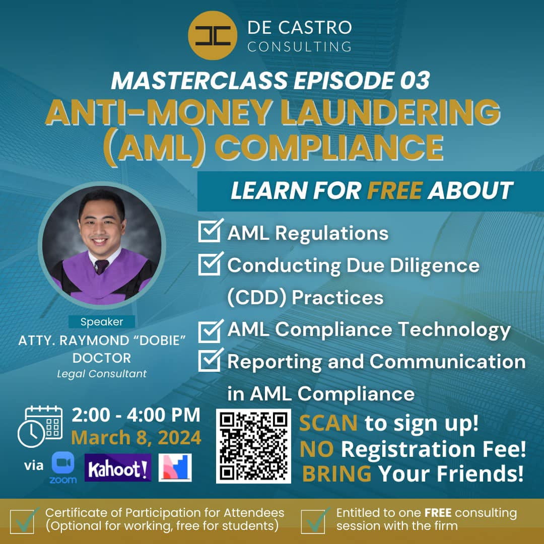 Anti-money laundering (AML) Compliance